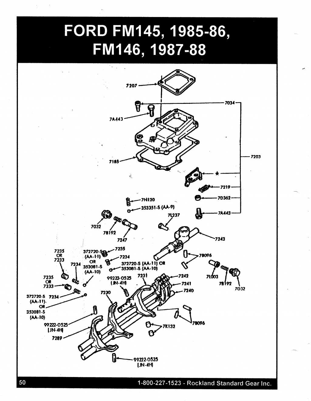 Ford/Mitsubishi FM145-6 Forks